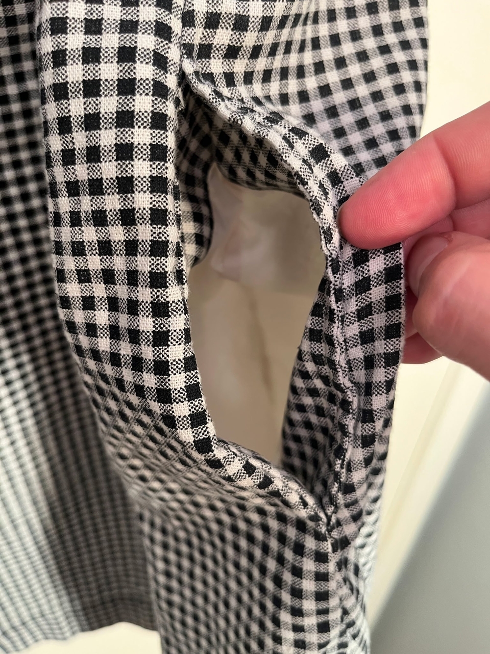 a new day Black and White Gingham Tank Top - Picture 6 of 6